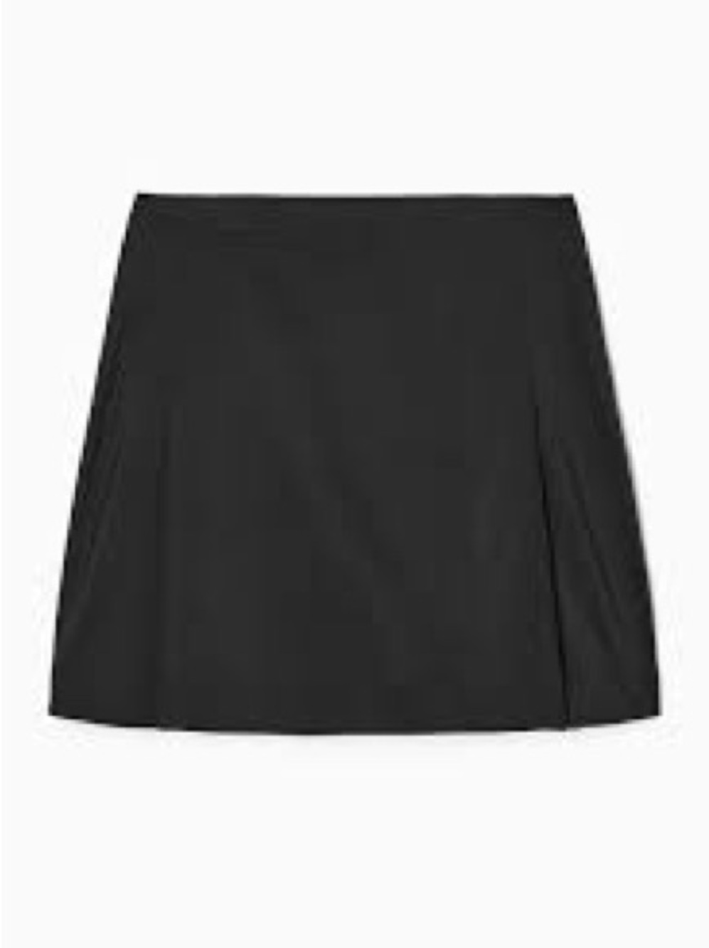 COS Black A-Line Mini Skirt